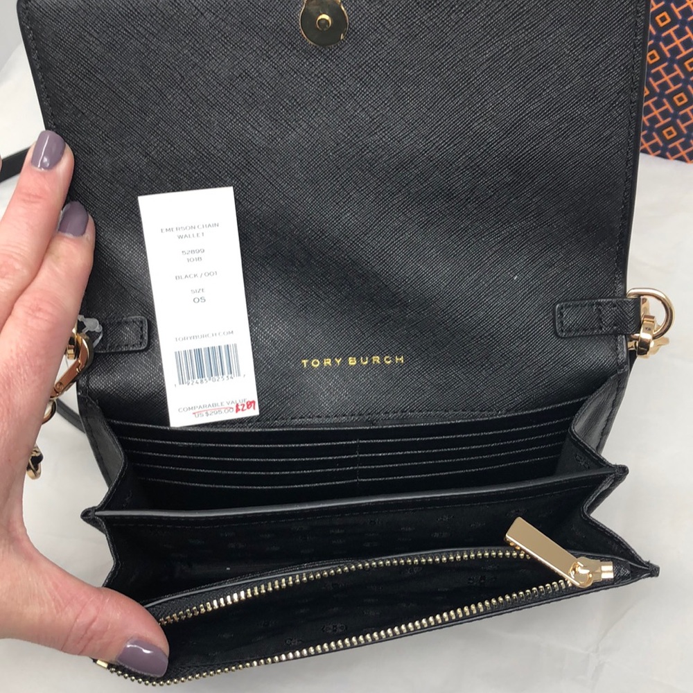 NWT Tory Burch Emerson chain wallet crossb… - Picture 6 of 11